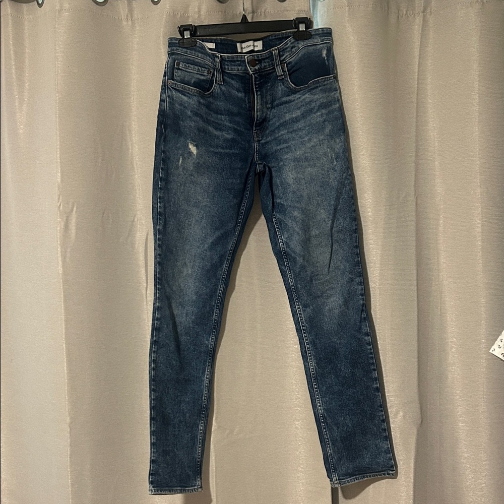 Calvin Klein Dark Blue Slim Jeans